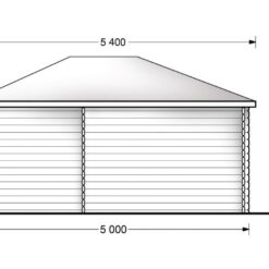 Lite hus KIM 15 m², 44mm