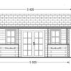 Trehytte ROYAL 25m² med terrasse, 44mm