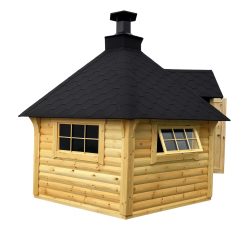 Grillkåte 9.2 m² med 2.5 m badstue