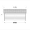 Enkel garasje Twin 24m², 44mm