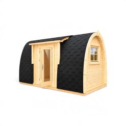 Luksus isolert campingpod 4,8 m (med sideinngang)