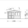 Trehytte LILLE 19.9m², 34mm