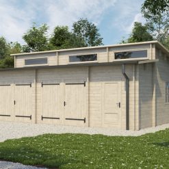 Dobbelgarasje Favori 5,7 m x 7,7 m; (43,7 m²)