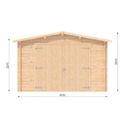 Garage 4m x 6m, 44mm