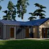Trehus Valeri 80 m², (44 mm + 19 mm trekledning)