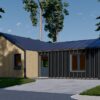 Trehus Valeri 80 m², (44 mm + 19 mm trekledning)
