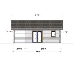 Feriehus ADELE 68 m², (44 + 44mm)