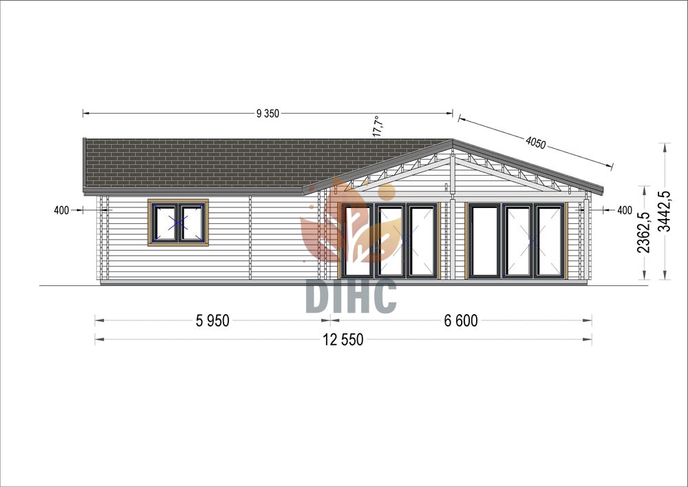 Feriehus ADELE 68 m², (44 + 44mm)