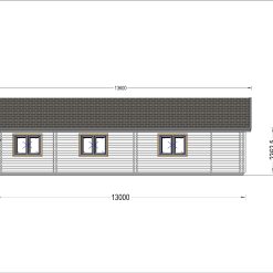 Sommerhus PAULA 129 m², (44+44mm)