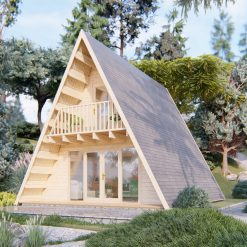 A-House Moos – En Moderne og Holdbar Hytte i Tre