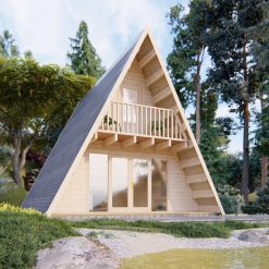 A-House Moos – En Moderne og Holdbar Hytte i Tre