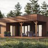 Isolert moderne hus Luni